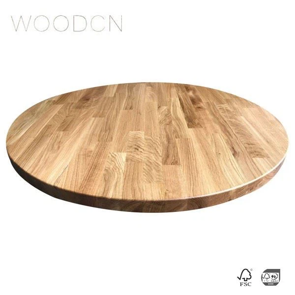 Solid White Oak Wood Live Edge Table Top