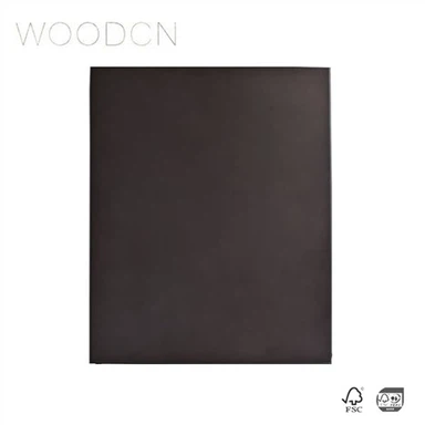 Nahkainen puinen pöytä Kodinsisustus Huonekalut Viilu Metal Fame Puu Toimistopöytätaso