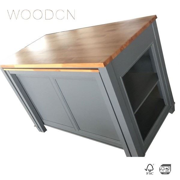 Oak Wood Butcher Block Cabinet Top