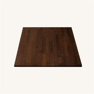 Ash Wood Square Butcher Block Sohvapöytä Yläosa pähkinäväritoimittaja