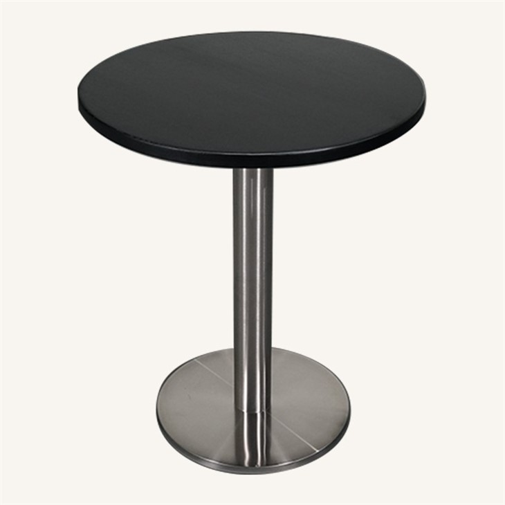 Solid Ash Wood Dining Table in Black Color Supplier high quality
