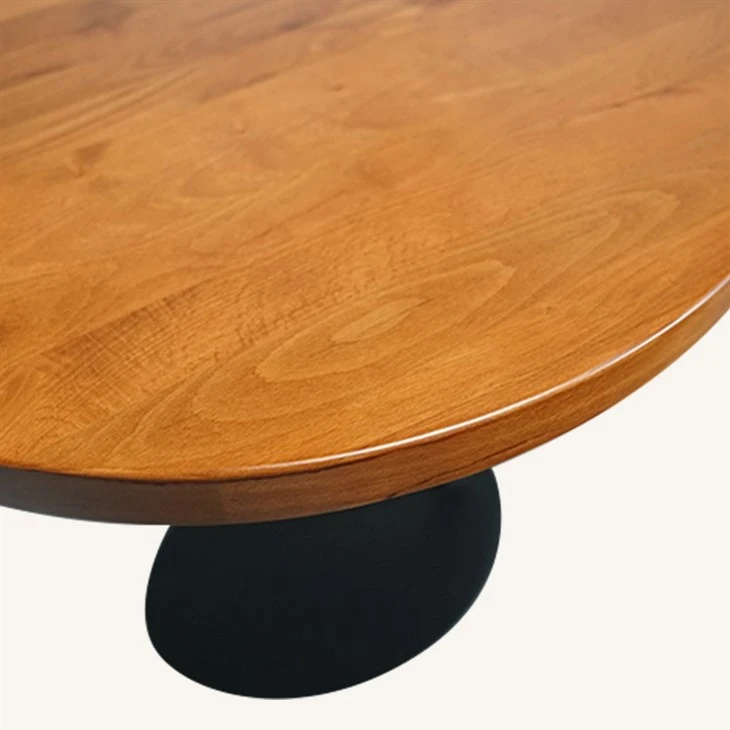 Solid Beech Wood Article Coffee Table in Cherry Color